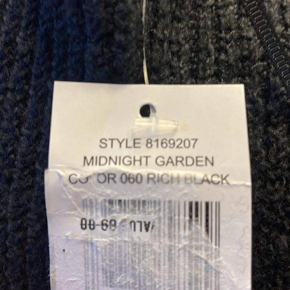 Nwt I.State woman’s off the shoulder black sweater - Picture 7 of 8